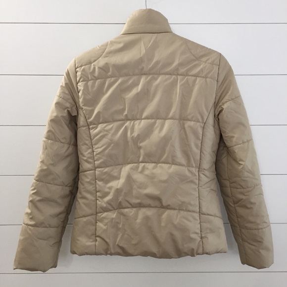 Lightweight Tan Zip Up Fall Jacket - Picture 6 of 8